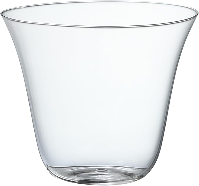 Set of 4 Drinking Glasses - 9oz Clear Cups for Cocktails, Iced Coffee, Tea, Soda, Whiskey and Beer