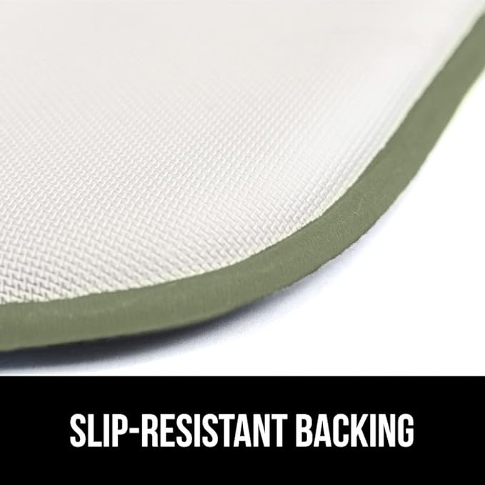 GORILLA GRIP Slip Resistant Chair Cushions, No Ties Required, Memory Foam Pads for Dining Room, Kitchen Table, Office, Rocking Chairs, Plush Seat Cover Cushion Pad, Home Decor, Set of 4, 16x16, Sage