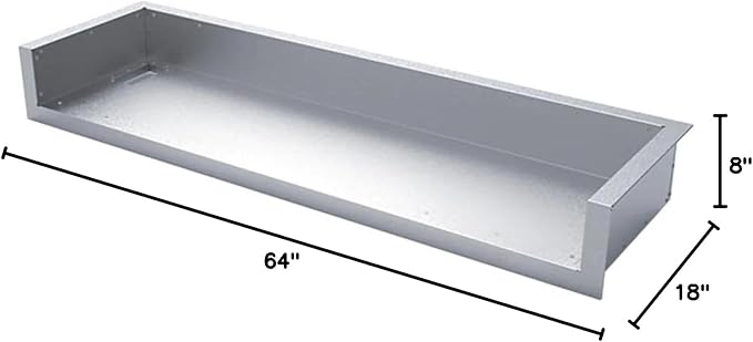 Le Griddle | Insulating Liner ot Jacket for The Grand Texan 60" Griddle | 304 Stainless Steel Construction | Fits: GFE160 - The Grand Texan Build-In