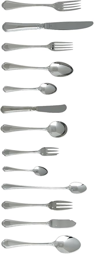 Fortessa Medici 18/10 Stainless Steel Flatware Appetizer/Cake Fork, Set of 12