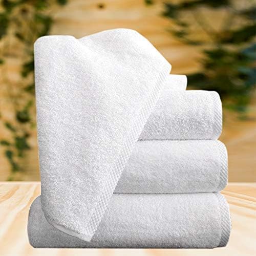 Classic Turkish Towels CTT - Premium Jumbo Bath Sheet 2 Pack, 100% Turkish Cotton, Absorbent & Ultra Comfy Bath Towel Sheets for Hotels & Spa | 35"x70" (White)