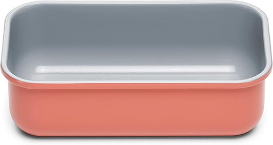 Caraway Non-Stick Ceramic 1 lb Loaf Pan - Naturally Slick Ceramic Coating - Non-Toxic, PTFE & PFOA Free - Perfect for Pound Cakes, Breads, & More - Perracotta