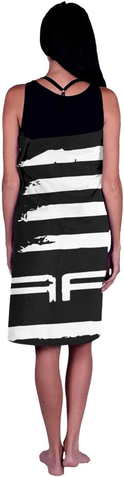 Braaap Motocross Dirt Bike American Flag Beach Towel Quick Dry Shower Swim Adults Bath Towels Hotel, Gym and Spa Multipurpose Towels 32x52 Inch