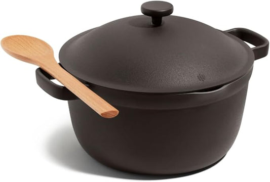 Our Place Perfect Pot - 5.5 Qt. Nonstick Ceramic Sauce Pan with Lid | Versatile Cookware for Stovetop and Oven | Steam, Bake, Braise, Roast | PTFE and PFOA-Free | Toxin-Free, Easy to Clean | Char