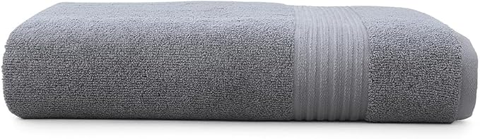 Milara Turkish Luxurious Extra Large Cotton Bath Sheet | Premium Bath Sheet Towels Ultra-Soft, Highly Absorbent, Durable | Anthracite (Dark Gray) Plush Bath Sheets, (35x70 Inches)