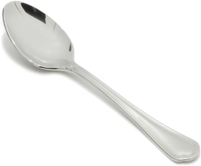 Fortessa Medici 18/10 Stainless Steel Flatware Espresso Spoon, Set of 12