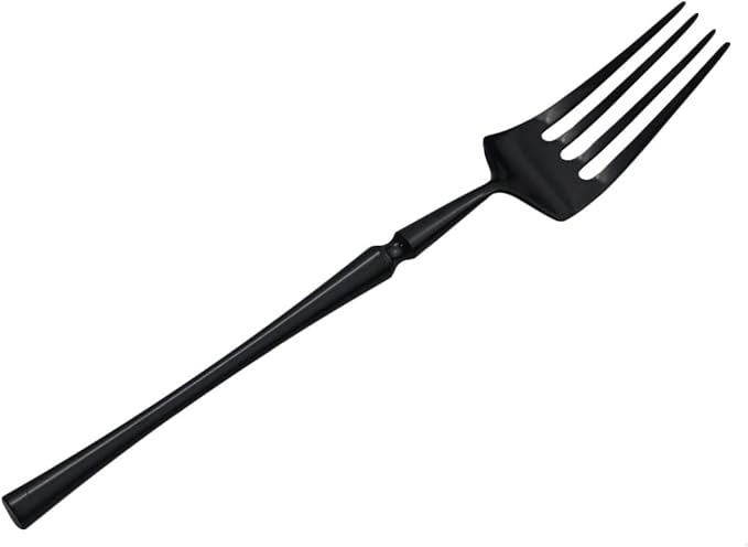 Gugrida Black Silverware Set, 5-Piece 18/10 Stainless Steel Flatware Cutlery Set for 1,Mirror Finish, Ideal for Wedding Festival Party Home Kitchen, Dishwasher Safe