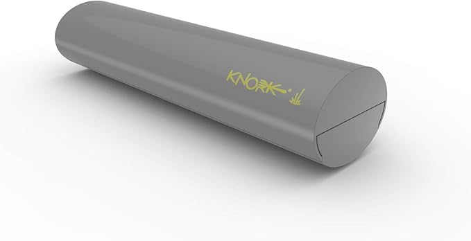 Knork Original Stainless Salad Fork and Teaspoon Travel Lunch Set, 2 Piece Utensil Plus Eco Astrik Case, Silver