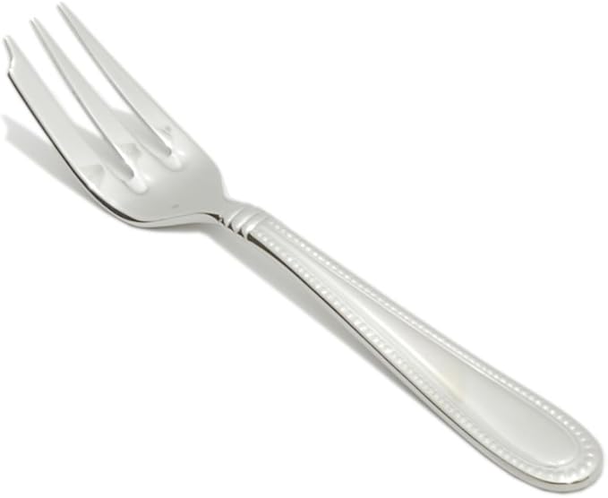 Fortessa Caviar 18/10 Stainless Steel Flatware Appetizer/Cake Fork, Set of 12