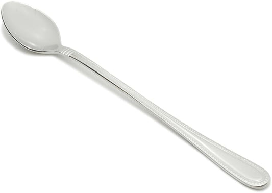 Fortessa Caviar 18/10 Stainless Steel Flatware Iced Tea Spoon, Set of 12