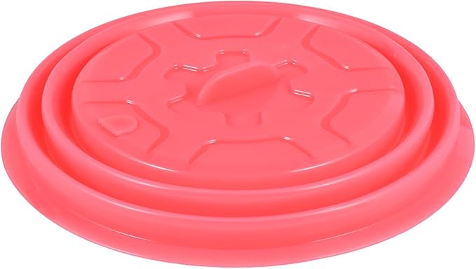 Kichwit Collapsible Silicone Microwave Plate Cover for Food, Dishwasher Safe and BPA Free, Red, 11”
