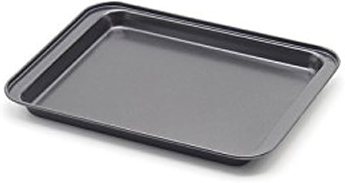 Little Small Baking Sheets Nonstick Set of 2 (9.5inch X 7.1inch) - SS&CC 8 Inch Nonstick Baking Toaster Oven Tray Cookie Sheets, 1 or 2 Person Household