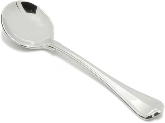 Fortessa San Marco 18/10 Stainless Steel Flatware Bouillon Spoon, Set of 12