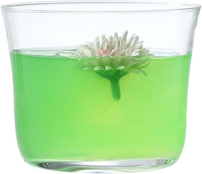 Set of 6 Drinking Glasses - 10oz Clear Cups for Cocktails, Iced Coffee, Tea, Soda, Whiskey and Beer