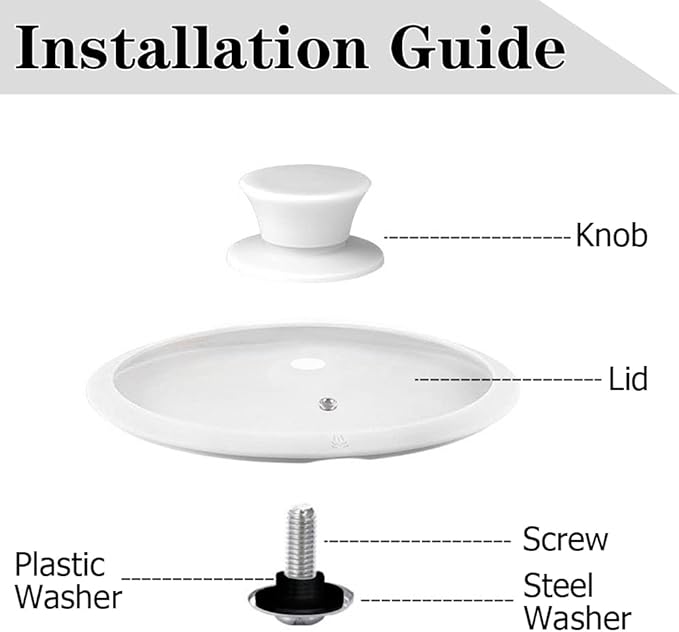 JoyTube Universal Pot Pan Lids Replacement Knob, Silicone Heat Resistant Pan Cover Holding Handles BPA Free Dishwasher Safe Fits Skillets and Kitchen Cookware (Pack of Two-Light Grey)