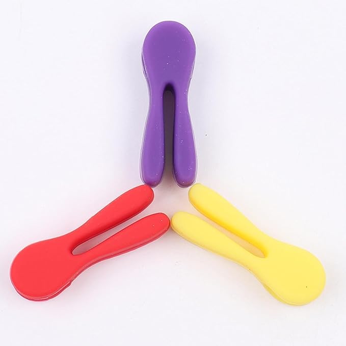 3Pcs Silicone Pot Clip Spoon Rest, Utensil Pot Clip Heat Resistant Kitchen Utensil Holder, Bracket Clips Chopstick Cutlery Rests，for Stove Top Rest Kitchen Spoon Holder