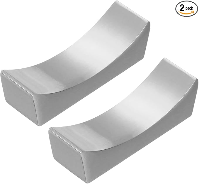 uxcell 2pcs Chopstick Rest, 304 Stainless Steel Chopsticks Holder 2.32" x 0.7" x 0.74", Household Tableware Kitchen Tools for Spoon Fork Teaspoon Dining Tool Rest, Silver