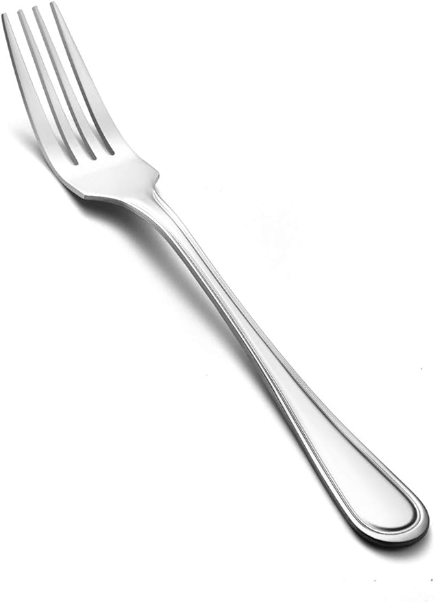 Snamonkia Set of 12 Dinner Forks Stainless Steel, 8 Inches, 18/0 Large Table Forks for Salad Steak Spaghetti