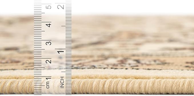 Unique Loom Espahan Collection Area Rug - Cape Cod (2' 2" x 3' 1" Rectangle, Ivory/ Beige)