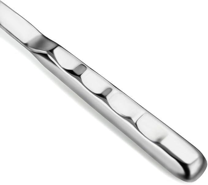 New Star Foodservice Hollow Handle Notched Serving Spoon (Gold, Cake Server (10.75-Inch))