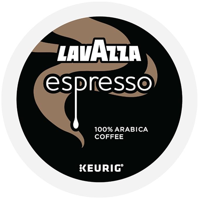 Lavazza Espresso, Single-Serve Keurig K-Cup Pods, Medium Roast Coffee, 32-Count Box