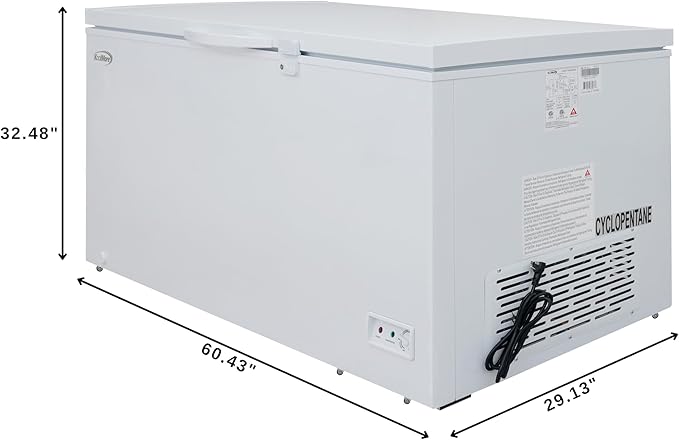 KoolMore SCF-16C Chest Freezer, 16 cu. ft, White