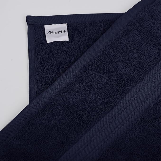 6 Piece Home Towel Set - Soft & Absorbent - Hotel and Spa Quality, 100% Cotton Include 2 Bath Towel (28" x 56"), 2 Hand Towel (16"x28") and 2 Wash Cloths (12"x12") - Royal Blue