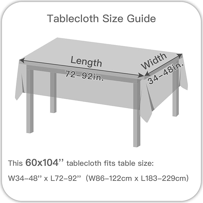 maxmill Jacquard Table Cloth Waving Pattern Water Proof Wrinkle Free Heavy Weight Soft Tablecloth Decorative Fabric Table Cover for Outdoor and Indoor Use Rectangular 60 x 104 Inch Ivory