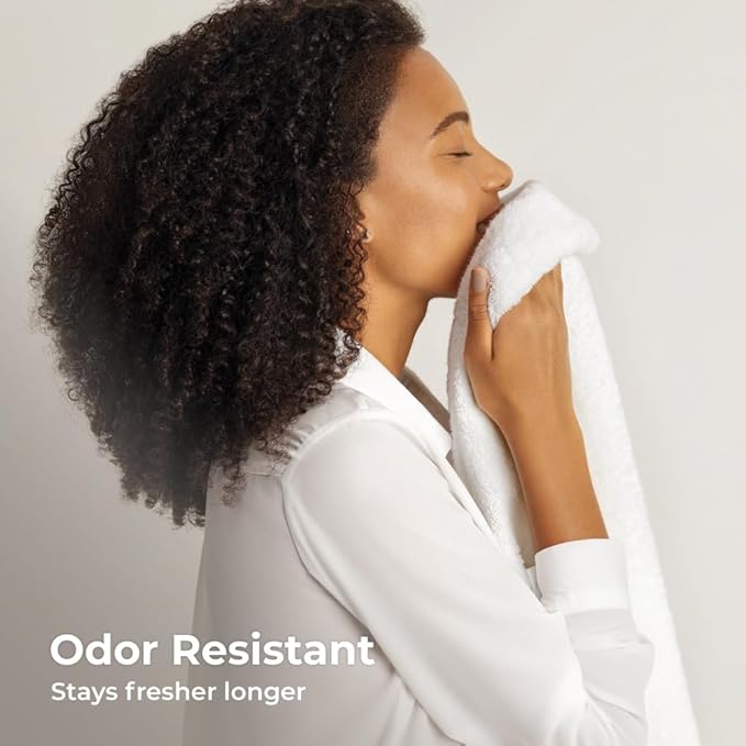 Cariloha Bath Towel | Onyx |28"x54" | Turkish Cotton & Viscose Material Blend | Extra Smooth, Odor Resistant and Highly Absorbent