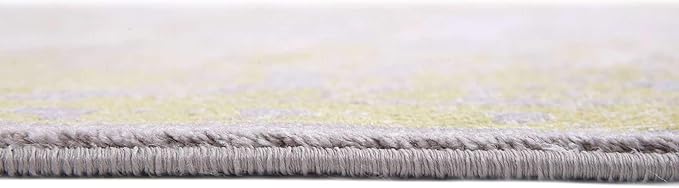 Unique Loom Traditional Classic Intricate Design Distressed Vintage Detail, Area Rug, 8' 0" x 11' 4", Light Green/Gray