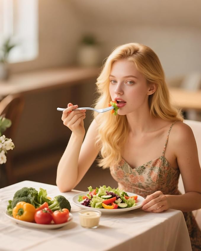 YOUBET 50PCS Silver Plastic Forks - Heavy Duty Plastic Forks - Solid Durable Silver Disposable Silverware for Party Picnic Wedding and Daily Use