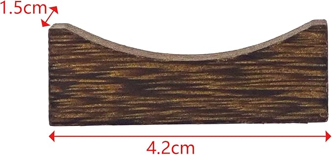 24 Pieces Wooden Chopstick Holders Chopstick Rest for Home, Hotel, Restaurant