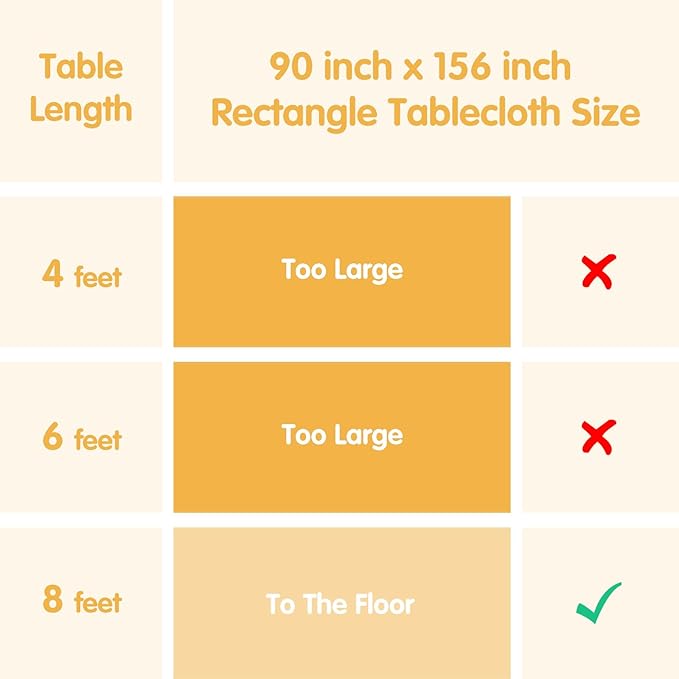 BRILLMAX 4 Pack Ivory Tablecloths for 8 Foot Rectangle Tables 90 x 156 Inch - 8ft Rectangular Bulk Linen Polyester Fabric Washable Cloth Cover for Wedding Reception Banquet Birthday Party