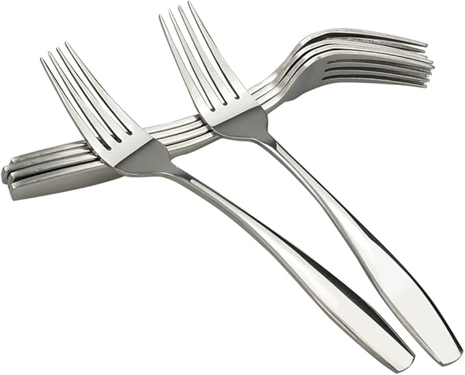 Ggbin 12-Piece Stainless Steel Dinner Forks, 7.87-Inch
