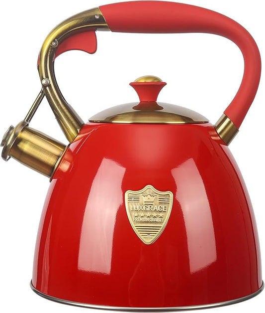 Tea Kettle -2.9 Quart Tea Kettles Stovetop Whistling Teapot Stainless Steel Tea Pots for Stove Top Whistle Tea Pot