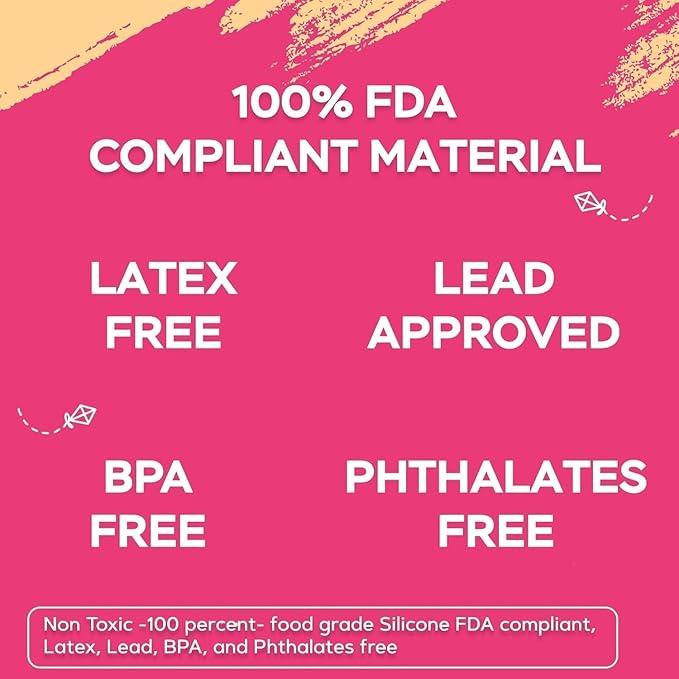 TalkTools Smooth Magenta Spoons | Silicone Self-Feeding Utensils Set for Kid and Toddler | Encourages Lip Closure | Oral Awareness | Normalize Food Texture Acceptance (Smooth, 6 Pack)