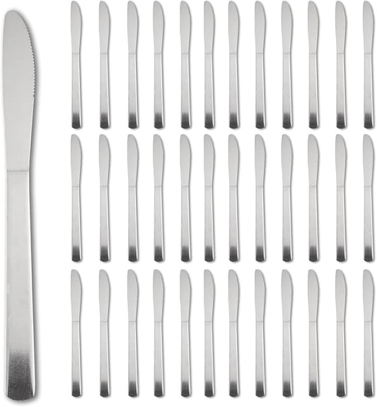 36 PCS Dinner Knifes Set - Windsor Stainless Steel Table Knives 8.7 Inch with Dishwasher Safe Butter Knives,Metal Butter Knofe,Dinner Knife Silverware for Home,Kitchen or Restaurant