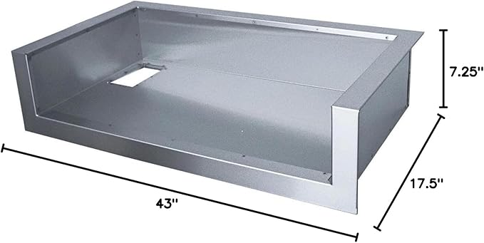 Le Griddle | Insulating Liner ot Jacket for The Big Texan 41" Griddle | 304 Stainless Steel Construction | Fits: GFE105 - The Big Texan Built-In