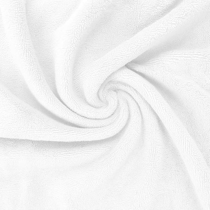 6-Piece 600 GSM Turkish Cotton Towel Set – Luxury Soft & Absorbent Bath Towels, Hand Towels & Washcloths – Premium Bathroom Essentials for Home, Guest Bath & Apartments