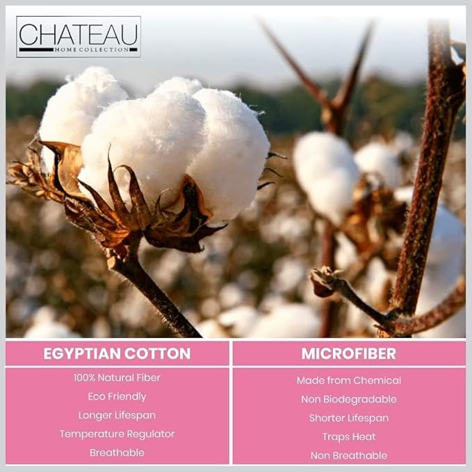 100% Cotton Sheets For Twin Bed, 800TC Fully Elasticated Twin Fitted Sheet & Pillowcase Sets, Fade Resistant Soft & Comfy 15" Deep Pocket Sheets Machine Washable, Naturally Cool & Breathable- Ivory