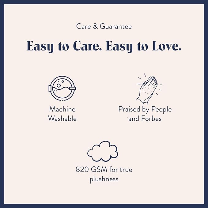 Brooklinen Super-Plush Bath Sheet and Hand Towel Set - 2 Bath Sheets 2 Hand Towels - Cotton, Highly Absorbent (Driftwood)