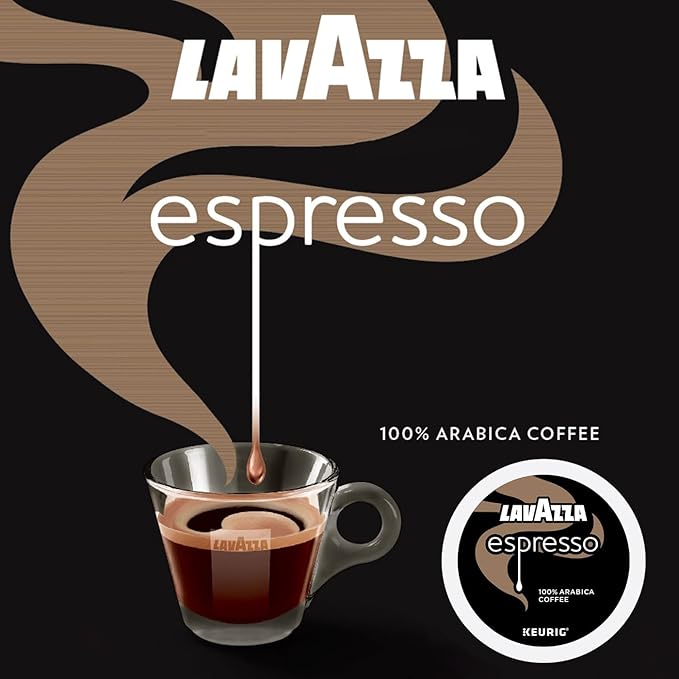 Lavazza Espresso Italiano Single Serve Coffee K-Cup® Pods for Keurig® Brewer, 40 Count (Pack of 4) 100% Arabica, Medium roast with intense, Aromatic flavor