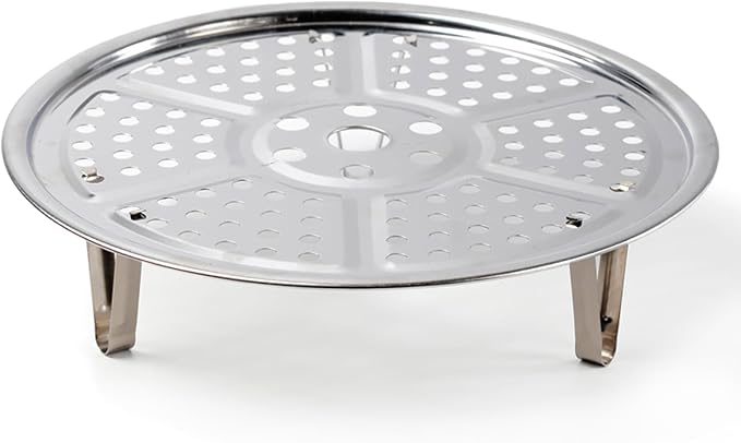 Steamer Rack, Premium Stainless Steel Steamers Rack with Removable Stand, 8.6 Inches Pot Steaming Tray for Steamer Cookware Instant Pressure Cooker