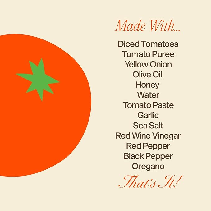 Sauz | Hot Honey Marinara Pasta Sauce, 25 Oz Jar (4-Pack), Sweet & Spicy Tomato Sauce, Gluten-Free, Non-GMO, Multi-Use, Clean Ingredients – Small Batch