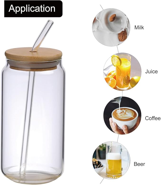 Christmas Teacher Appreciation Gifts, 16oz Glass Cup with Straw and Lid, Thanksgiving Teacher Gifts for Women, Christmas Teachers Appreciation Week, Birthday, Back To School,Retirement