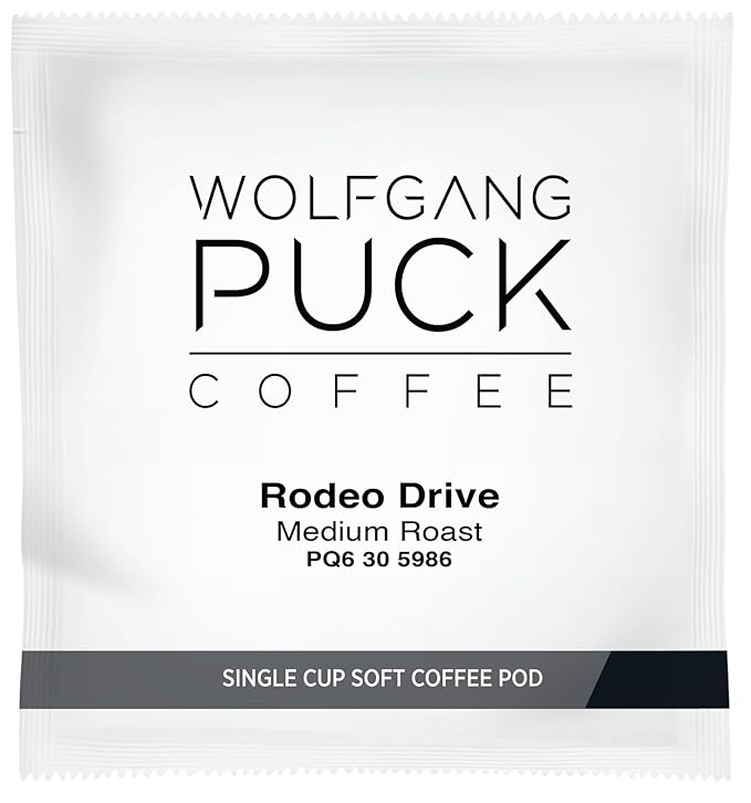 Wolfgang Puck Coffee 9.5 Gram Pods, Rodeo Drive, 18 Count