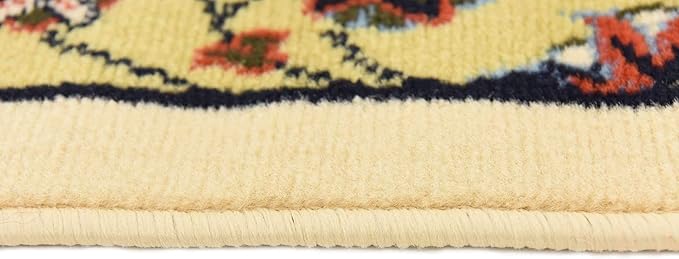 Unique Loom Espahan Collection Area Rug - Cape Cod (4' 1" x 6' 1" Rectangle, Cream/ Black)