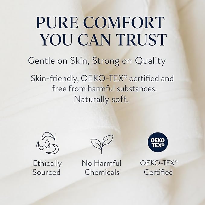 Milara Turkish Luxurious Extra Large Cotton Bath Sheet | Premium Bath Sheet Towels Ultra-Soft, Highly Absorbent, Durable | White Color Plush Bath Sheets, (35x70 Inches)