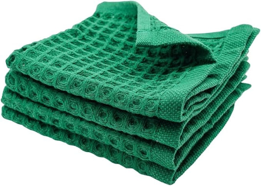 sea me at home Waffle Washcloths Set, 100% Turkish Cotton