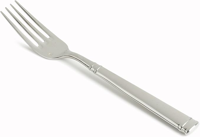 Fortessa Bistro 18/10 Stainless Steel Flatware Salad/Dessert Fork, Set of 12